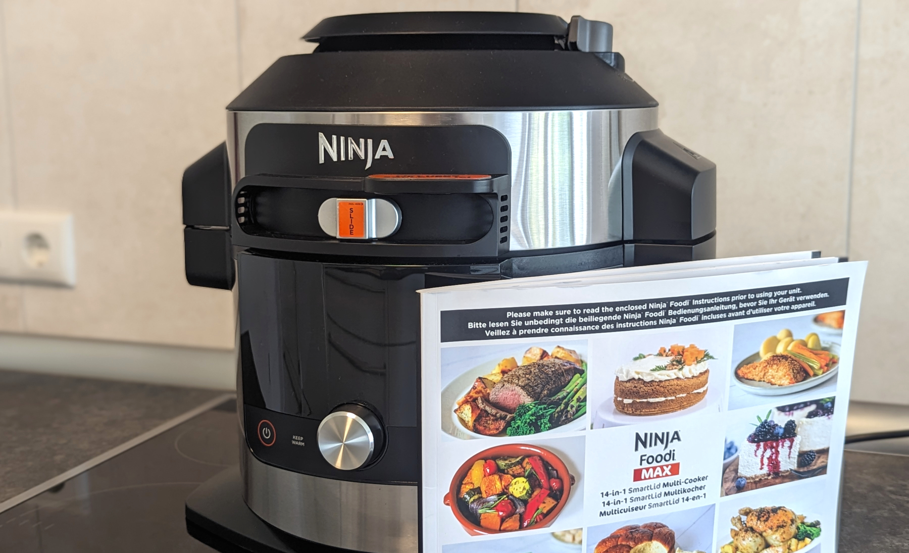  Ninja Foodi MAX Multikocher mit Smart Deckel, 7,5L, 14