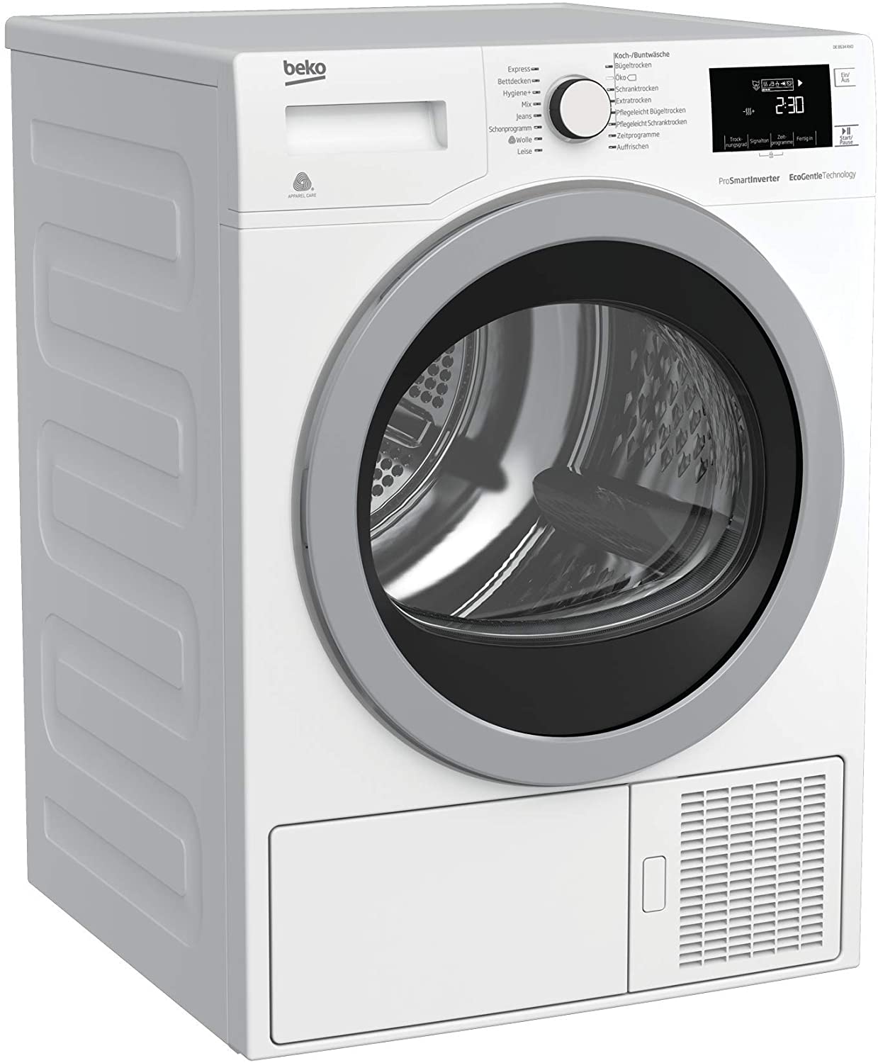 Beko DE 8634 RX 0, Wärmepumpentrockner, A+++, Fassungsvermögen 8 Kg ...